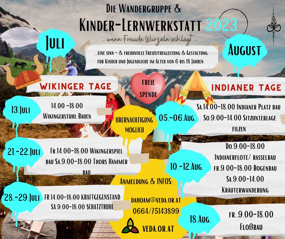 kinder lernwerkstatt 2023 pernitz juli august